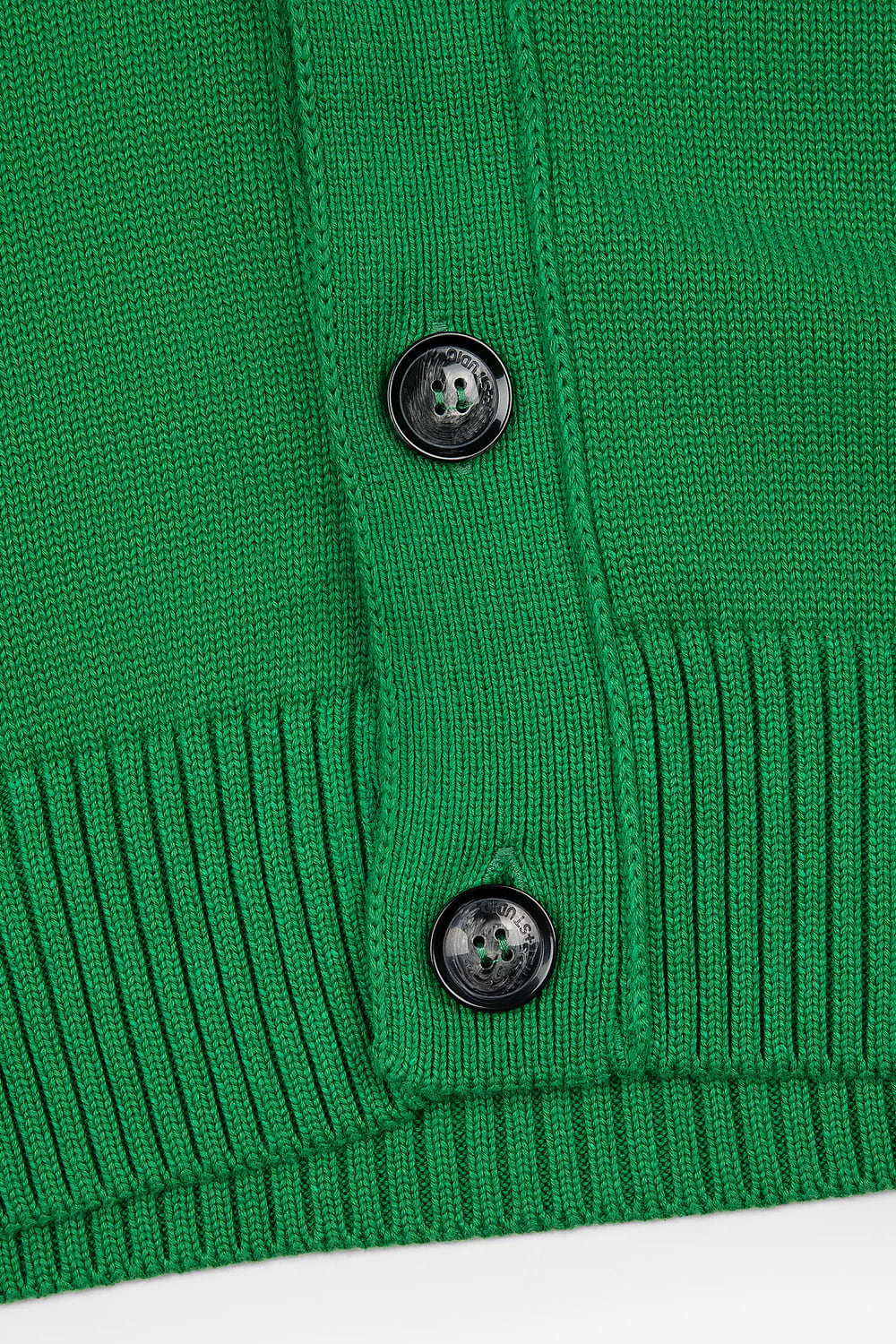 Nakışlı Yeşil Hırka - 8