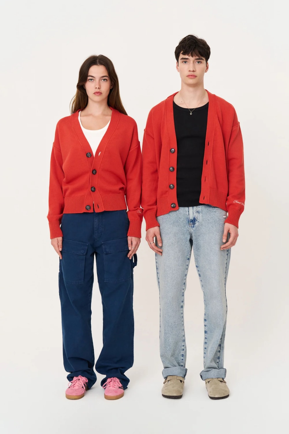 Nakışlı Mercan Hırka - 1