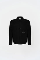 Box Fit Nakışlı Siyah Gömlek - 0