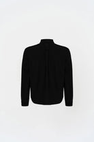 Box Fit Nakışlı Siyah Gömlek - 2