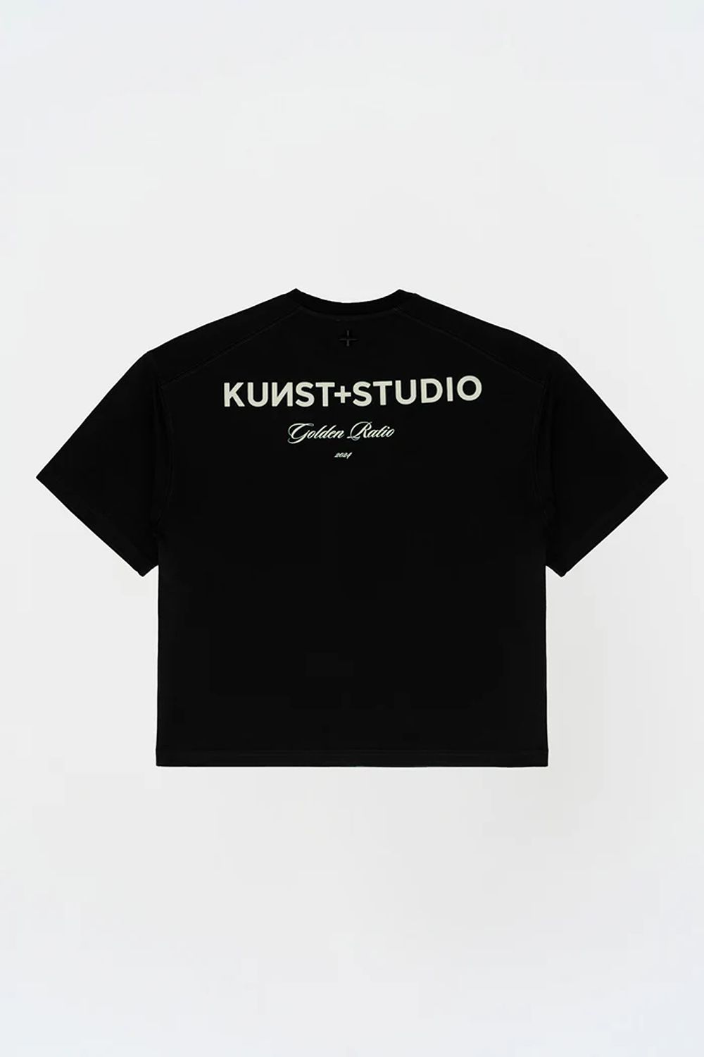 Kısa Kollu Baskılı Box Fit Siyah T-Shirt - 0