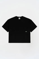 Kısa Kollu Baskılı Box Fit Siyah T-Shirt - 2