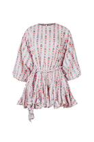 Elora Çiçek Desenli Mini Elbise - 2