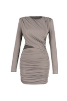 Eleni Drapeli Vizon Mini Elbise - 2