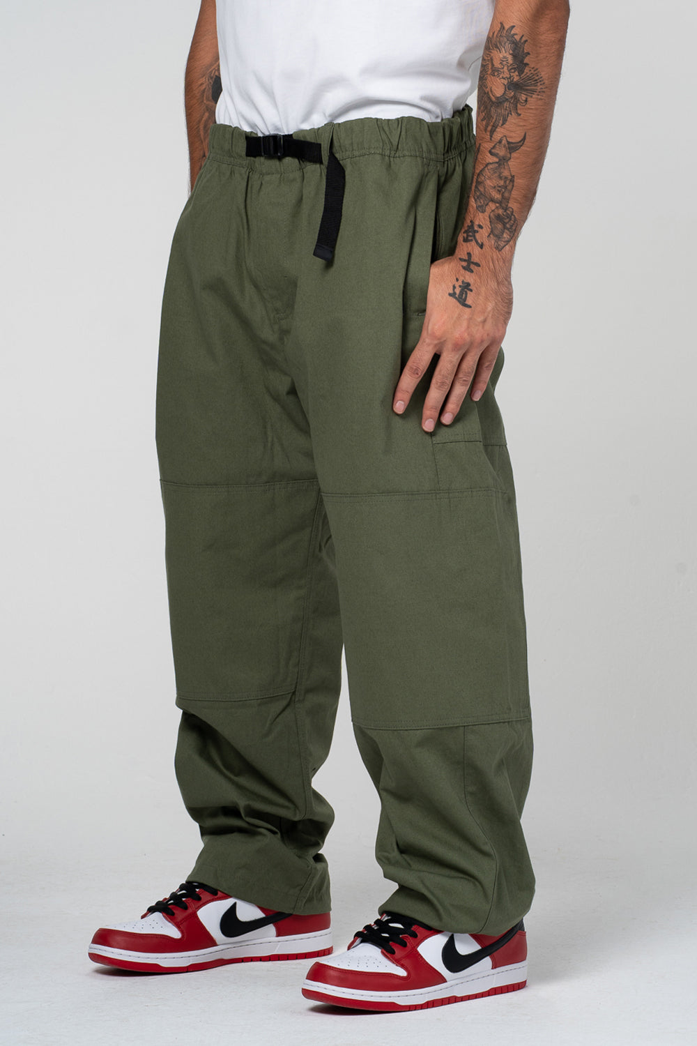 Double Knee Pant Khaki - 0