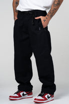 Double Knee Pant Black - 0