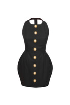 İnci Dress Sırt Dekolteli Mini Elbise - 0