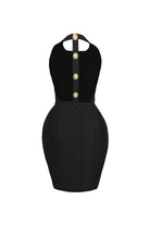 İnci Dress Sırt Dekolteli Mini Elbise - 1