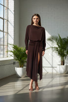 Novita Sırt Dekolteli Elbise - 1