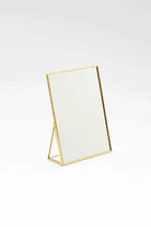 Pirinç Gold Masaüstü Makyaj Aynası 20x15cm - 0