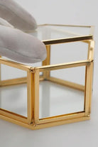 Pirinç Gold Takı Aksesuar Yüzük Kutusu 11x10x6cm - 1