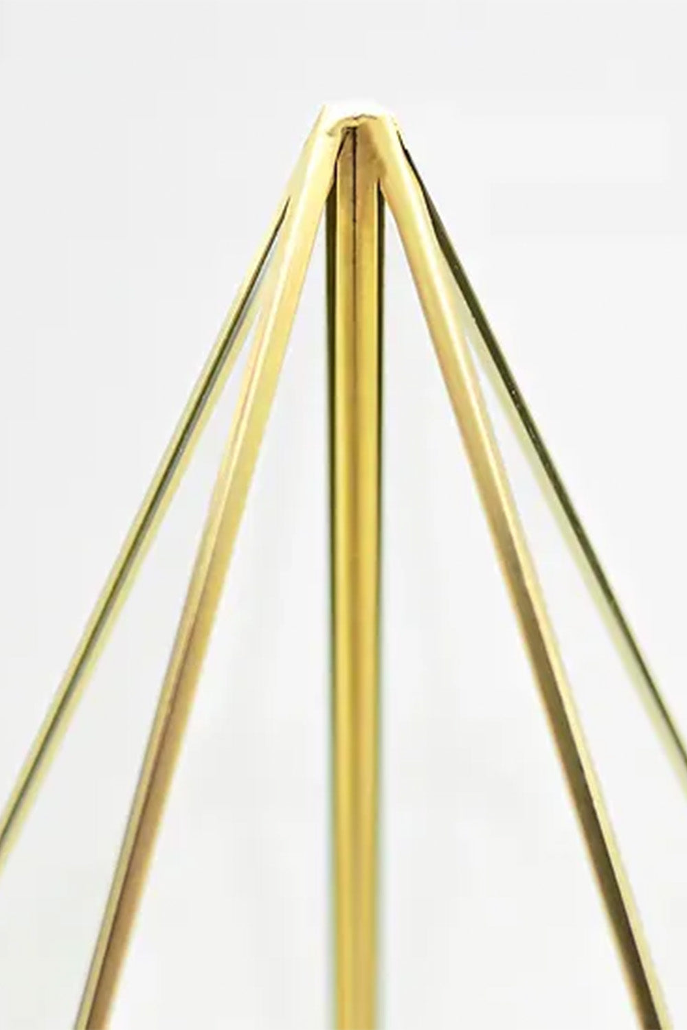 Pirinç Gold Geometrik Teraryum Cam Fanus Aksesuar Çikolata Kutusu 27x21x21cm - 2