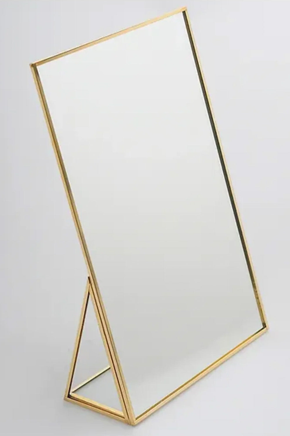 Pirinç Gold Masaüstü Makyaj Aynası 30x20cm - 2