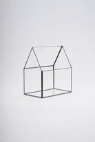 Siyah Geometrik Teraryum Cam Fanus Takı Aksesuar Çikolata Kutusu 23x20x12cm - 0