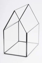 Siyah Geometrik Teraryum Cam Fanus Takı Aksesuar Çikolata Kutusu 23x20x12cm - 4