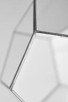 Siyah Geometrik Teraryum Cam Fanus Takı Aksesuar Çikolata Kutusu 21x21x17cm - 3