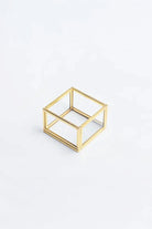 Pirinç Gold Takı Aksesuar Yüzük Kutusu 7x7x4cm - 0