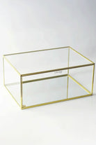 Pirinç Gold Takı Aksesuar Çikolata Kutusu Damat Bohçası Organizer 35x25x15cm - 0