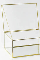 Pirinç Gold Takı Aksesuar Çikolata Kutusu Damat Bohçası Organizer 35x25x15cm - 1