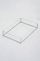 Gümüş Tepsi Damat Kahvesi Nişan Sunum Tepsisi 30x20x5cm - 0