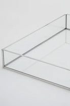 Gümüş Tepsi Damat Kahvesi Nişan Sunum Tepsisi 30x20x5cm - 3