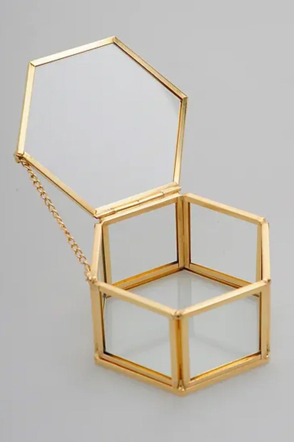 Pirinç Gold Takı Aksesuar Yüzük Kutusu 20x10x6cm - 0