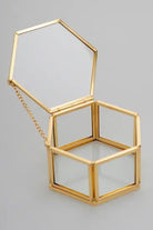 Pirinç Gold Takı Aksesuar Yüzük Kutusu 20x10x6cm - 0