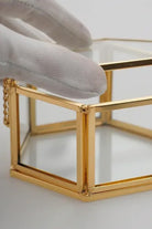 Pirinç Gold Takı Aksesuar Yüzük Kutusu 20x10x6cm - 1