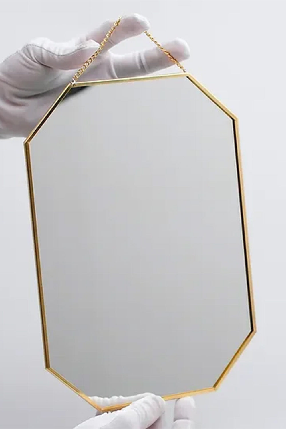 Pirinç Gold Duvar Askılı Ayna 30x20cm - 2