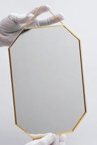 Pirinç Gold Duvar Askılı Ayna 30x20cm - 2