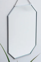 Gümüş Duvar Askılı Ayna 30x20cm - 1