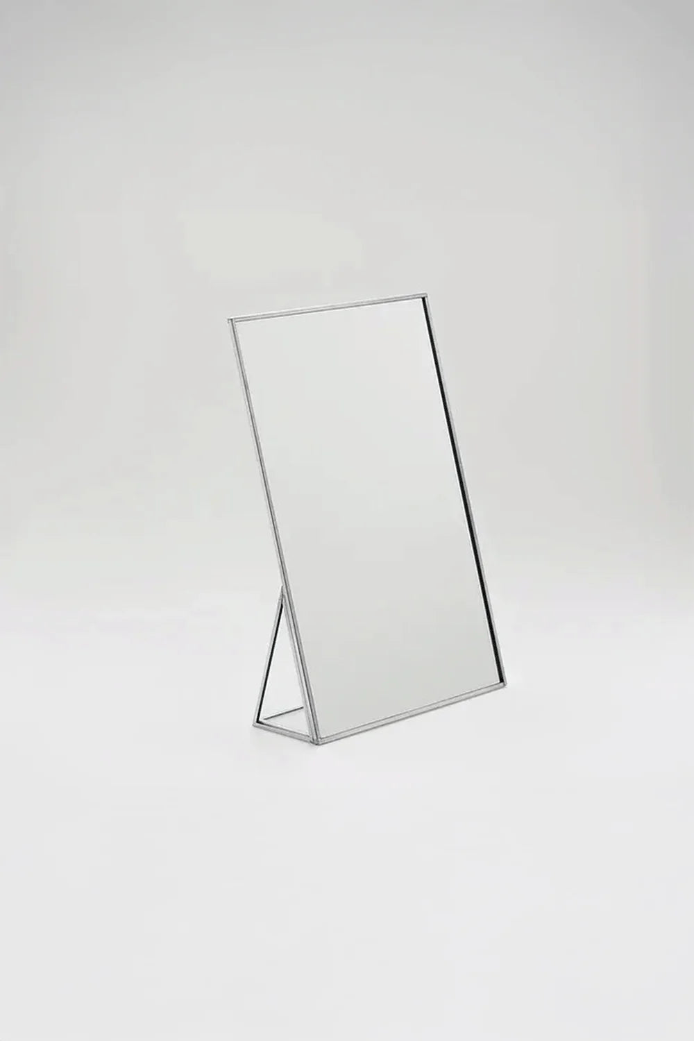 Gümüş Masaüstü Makyaj Aynası 30x20cm - 0