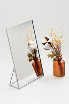 Gümüş Masaüstü Makyaj Aynası 30x20cm - 2