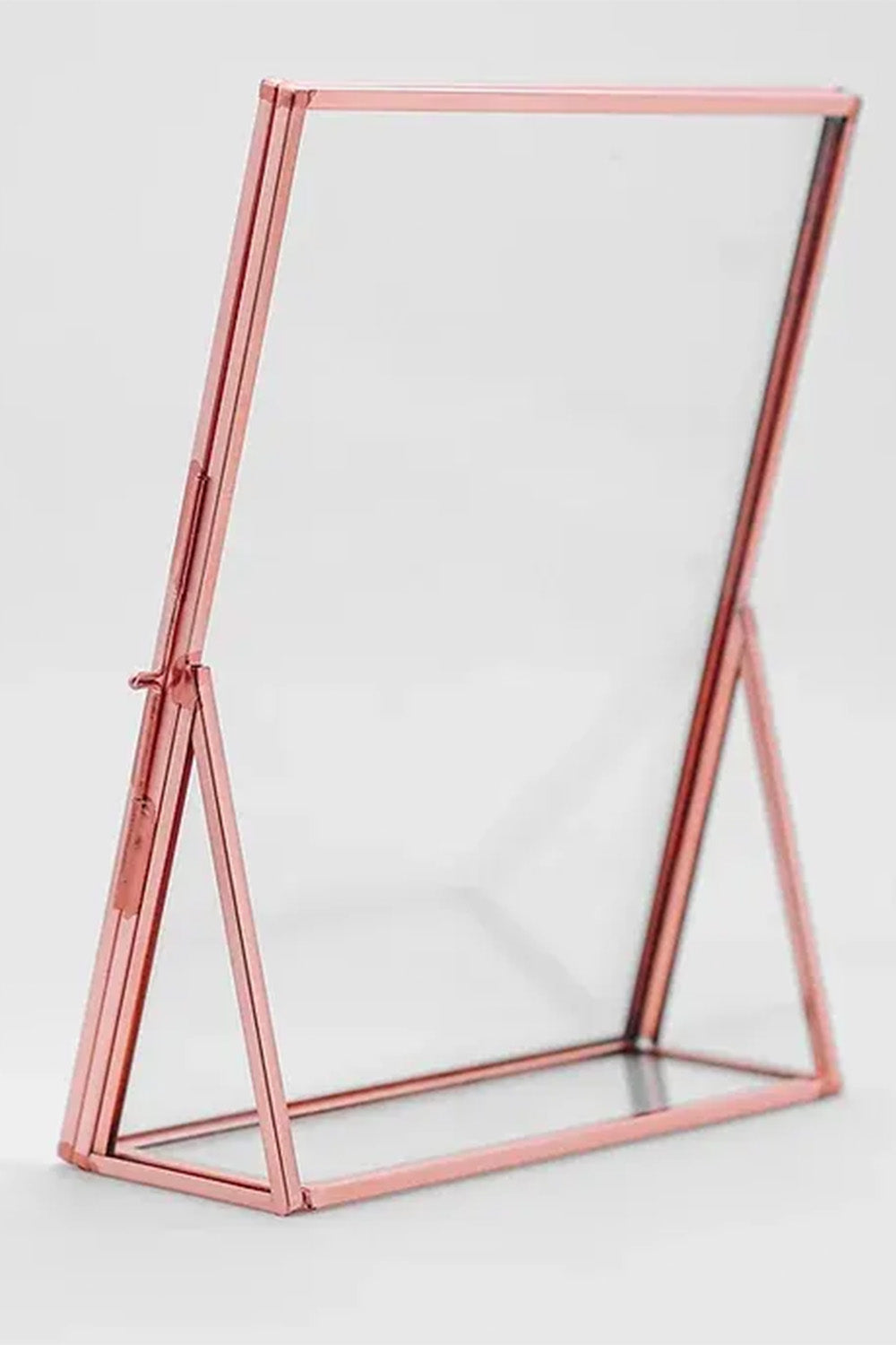 Bakır Rose Kapaklı Cam Masaüstü Fotoğraf Çerçevesi 20x15cm - 2