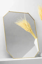 Pirinç Gold Duvar Askılı Ayna 50x40cm - 2