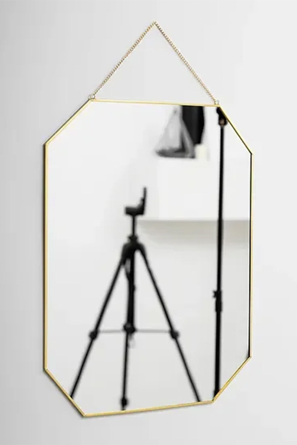 Pirinç Gold Duvar Askılı Ayna 50x40cm - 4