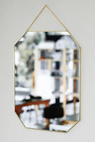 Pirinç Gold Duvar Askılı Ayna 50x40cm - 5