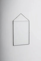 Dikey Gümüş Cam Duvar Askılı Fotoğraf Çerçevesi Kapaklı 35x25cm - 0