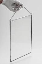 6 Parça Dikey Gümüş Duvar Askılı Cam Fotoğraf Çerçeve Takımı - 2