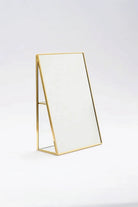 Pirinç Gold Masaüstü Makyaj Aynası 30x20x8cm - 0