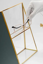 Pirinç Gold Masaüstü Makyaj Aynası 30x20x8cm - 1