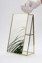 Pirinç Gold Masaüstü Makyaj Aynası 30x20x8cm - 3