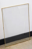 Pirinç Zincirsiz Duvar Aparatlı Cam Fotoğraf Çerçevesi 60x45cm - 1