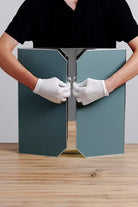 Makyaj Aynası | Masaüstü | Büyük | 100x45 Cm | Gümüş - 3