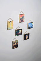 Pirinç Çerçeve Cam Mini Sanat Eserleri 10x8cm - 0