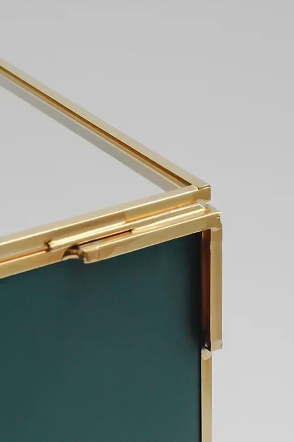 Pirinç Cam Kutu Duvar Askı Aparatlı Vitrin Ve Masaüstü 20x20x20cm - 6