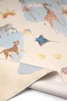 Around The World Makinede Yıkanabilir Non-Toksik Çocuk Odası Halısı - 2