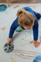 Give Me Some Space Makinede Yıkanabilir Non-Toksik Çocuk Odası Halısı - 2