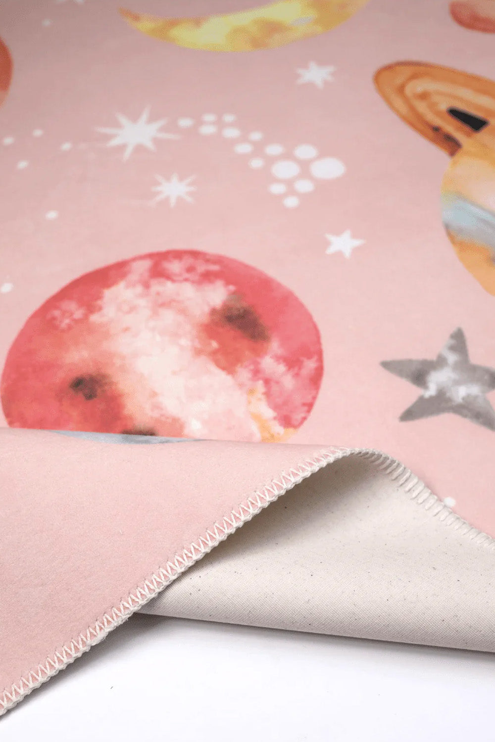 Give Me Some Space Makinede Yıkanabilir Non-Toksik Çocuk Odası Halısı - 1