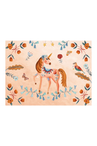 Birdie The Muse Makinede Yıkanabilir Non-Toksik Unicorn Çocuk Odası Halısı - 0